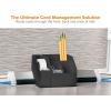 imageBostitch Konnect 3Piece Desktop Organizer Kit Includes Cable Management Rail Storage Bin Tape Dispenser Black KTKIT1BLK