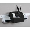 imageBostitch Konnect 3Piece Desktop Organizer Kit Includes Cable Management Rail Storage Bin Tape Dispenser Black KTKIT1BLK