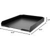 imageBostitch Konnect Letter Tray Fits 975quot x 12quot Sized Documents Low Profile KTTrayWhiteBlack