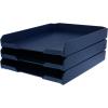 imageBostitch Konnect Letter Tray Fits 975quot x 12quot Sized Documents Low Profile KTTrayWhiteBlue
