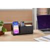 imageBostitch Konnect Qi Certified Wireless Charging Desk Accessory Kit with Pencil CupsBlack