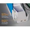 imageBostitch Konnect Qi Certified Wireless Charging Desk Accessory Kit with Pencil CupsWhite