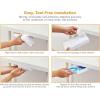 imageBostitch Konnect Under Desk Drawer SelfAdhesive Slide Out Storage Organizer with 4 Customizable Dividers 2Pack