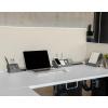 imageBostitch Office 14Piece Desktop Organizer Kit Includes Cable Management Rails Power Hub Charging Phone Dock Tape Dispenser Sticky Notes Storage Bins Gray KTCKIT4GRAY