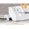 imageBostitch Office Bostitch Konnect Desktop Power Hub with 2 USB ampamp Outlet Phone Charger  Compatible with iPhone Android iPad Tablets and More KTPOWERBLKWhite