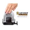 imageBostitch Office EZ Squeeze Reduced Effort 2Hole Punch 2 Sheets Locking Handle Silver 23120 Sheets