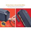 imageBostitch Office Electric 3Hole Punch Dual Paper Loading Heavy Duty JamFree 20 Sheet Capacity AC Adapter or Battery Powered Space Saving Black EHP20BLKBlack