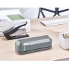 imageBostitch Office Electric 3Hole Punch Dual Paper Loading Heavy Duty JamFree 20 Sheet Capacity AC Adapter or Battery Powered Space Saving Black EHP20BLKGrey