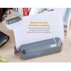 imageBostitch Office Electric 3Hole Punch Dual Paper Loading Heavy Duty JamFree 20 Sheet Capacity AC Adapter or Battery Powered Space Saving Black EHP20BLKGrey