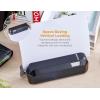 imageBostitch Office Electric 3Hole Punch Dual Paper Loading Heavy Duty JamFree 20 Sheet Capacity AC Adapter or Battery Powered Space Saving Black EHP20BLKBlack