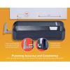imageBostitch Office Electric 3Hole Punch Dual Paper Loading Heavy Duty JamFree 20 Sheet Capacity AC Adapter or Battery Powered Space Saving Black EHP20BLKBlack