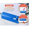imageBostitch Office Electric 3Hole Punch Dual Paper Loading Heavy Duty JamFree 20 Sheet Capacity AC Adapter or Battery Powered Space Saving Black EHP20BLKBlue