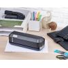 imageBostitch Office Electric 3Hole Punch Dual Paper Loading Heavy Duty JamFree 20 Sheet Capacity AC Adapter or Battery Powered Space Saving Black EHP20BLKBlack