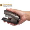 imageBostitch Office Heavy Duty Stapler 40 Sheet Capacity No Jam Half Strip Fits into the Palm of Your Hand For Classroom Office or Desk GrayBlack Chrome