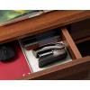 imageBostitch Office Heavy Duty Stapler 40 Sheet Capacity No Jam Half Strip Fits into the Palm of Your Hand For Classroom Office or Desk GrayBlack Chrome