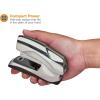 imageBostitch Office Heavy Duty Stapler 40 Sheet Capacity No Jam Half Strip Fits into the Palm of Your Hand For Classroom Office or Desk GrayChrome