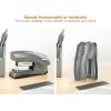 imageBostitch Office Heavy Duty Stapler 40 Sheet Capacity No Jam Half Strip Fits into the Palm of Your Hand For Classroom Office or Desk GrayGray