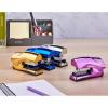 imageBostitch Office Heavy Duty Stapler 40 Sheet Capacity No Jam Half Strip Fits into the Palm of Your Hand For Classroom Office or Desk GrayMetallic Blue