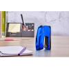 imageBostitch Office Heavy Duty Stapler 40 Sheet Capacity No Jam Half Strip Fits into the Palm of Your Hand For Classroom Office or Desk GrayMetallic Blue