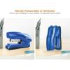 imageBostitch Office Heavy Duty Stapler 40 Sheet Capacity No Jam Half Strip Fits into the Palm of Your Hand For Classroom Office or Desk GrayNavy Blue