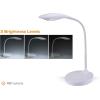imageBostitch Office KTVLED1502BLK Gooseneck LED Desk Lamp with USB Charging Port Dimmable BlackWhite
