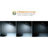 imageBostitch Office KTVLED1502WHITE Gooseneck LED Desk Lamp with USB Charging Port Dimmable WhiteGray