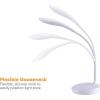 imageBostitch Office KTVLED1502WHITE Gooseneck LED Desk Lamp with USB Charging Port Dimmable WhiteWhite