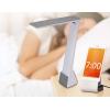 imageBostitch Office KTVLED1810WHITE Powered Rechargeable Battery LED Desk Lamp 3 Color Temperatures Flip Open WhiteGray