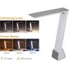 imageBostitch Office KTVLED1810WHITE Powered Rechargeable Battery LED Desk Lamp 3 Color Temperatures Flip Open WhiteGray
