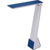 imageBostitch Office KTVLED1810WHITE Powered Rechargeable Battery LED Desk Lamp 3 Color Temperatures Flip Open WhiteNavy Blue