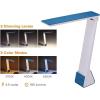 imageBostitch Office KTVLED1810WHITE Powered Rechargeable Battery LED Desk Lamp 3 Color Temperatures Flip Open WhiteNavy Blue
