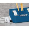 imageBostitch Office Konnect 5Piece Desktop Organizer Kit Includes Cable Management Rail Charging Phone Dock Tape Dispenser Sticky Notes Storage Bin Blue KTCKIT1BLUE