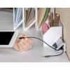 imageBostitch Office Konnect 9Piece Desktop Organizer Kit Includes Cable Management Rails Charging Phone Dock Tape Dispenser Sticky Notes Storage Bins Gray KTCKIT2GRAY