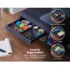 imageBostitch Office Konnect Adjustable Monitor Stand Riser 4 Height Adjustments Builtin Cable Management Rubber Feet  BlackBlack