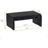 imageBostitch Office Konnect Adjustable Monitor Stand Riser 4 Height Adjustments Builtin Cable Management Rubber Feet  BlackBlack