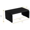 imageBostitch Office Konnect Adjustable Monitor Stand Riser 4 Height Adjustments Builtin Cable Management Rubber Feet  BlackBlack