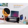 imageBostitch Office Konnect Adjustable Monitor Stand Riser 4 Height Adjustments Builtin Cable Management Rubber Feet  BlackBlack