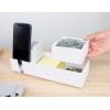 imageBostitch Office Konnect Desk Organizer Accessory Tray Stacks for Desktop Storage White