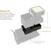 imageBostitch Office Konnect Desk Organizer Accessory Tray Wide Stacks for Desktop Storage BlackPack of 6