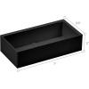 imageBostitch Office Konnect Desk Organizer Accessory Tray Wide Stacks for Desktop Storage BlackPack of 6