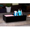 imageBostitch Office Konnect Desk Organizer Accessory Tray Wide Stacks for Desktop Storage BlackSingle