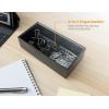 imageBostitch Office Konnect Desk Organizer Accessory Tray Wide Stacks for Desktop Storage BlackSingle