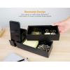 imageBostitch Office Konnect Desk Organizer Accessory Tray Wide Stacks for Desktop Storage BlackSingle