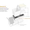 imageBostitch Office Konnect Desk Organizer Accessory Tray Wide Stacks for Desktop Storage WhiteWide