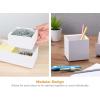 imageBostitch Office Konnect Desk Organizer Accessory Tray ampamp Storage Cup Bundle Stacks for Desktop Storage Makeup Organization White