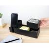 imageBostitch Office Konnect Desk Organizer and Charging Station 2 USB Ports ampamp 2 Plugs Charges Phones ampamp Tablets Accessory Tray 4Piece Design Black
