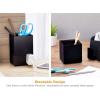 imageBostitch Office Konnect Pencil Cup Desk Organizer Pen Cup 2Pack Black2 Pack