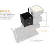 imageBostitch Office Konnect Pencil Cup Desk Organizer Pen Cup BlackSingle