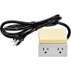 imageBostitch Office Konnect Power Hub Two Outlets Charging Station for Desktop Shallow Tray Top White