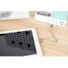 imageBostitch Office Konnect Power Hub Two Outlets Charging Station for Desktop Shallow Tray Top White